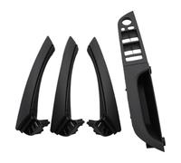 FAHBSTR Set maniglie Per Serie 3 E90 E91 316 318 320 325 328i 2004-2012 Maniglia Interna Portiera Rivestimento Set Completo(Nero,35.5 High-end)