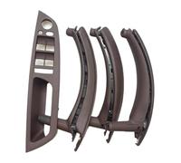 FAHBSTR Set maniglie Per X5 Per X6 E70 E71 E72 2007-2014 Maniglia Interna Porta Rivestimento In Pelle Set Completo(Moka)
