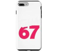 FAHHH 67 Fun Six Seven 6 7 Meme Gen Z Alpha 67 FAHH Custodia per iPhone 7 Plus/8 Plus