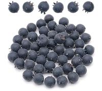 Fahibin 50 Pezzi Bacche realistiche decorazione,Mirtilli artificiali,Mirtilli artificiali realistici,per ristorante, hotel, museo, chiesa, caffetteria, concerti