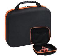 Fahibin Custodia per Accessori per Trapano Elettrico,Borsa per attrezzi con scatola,Borsa rigida in EVA nera,27 * 22 * 7.5 CM
