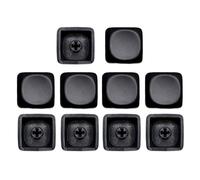 Fahoujs 10 pezzi PBTs non incisi spazi vuoti Keycap MOA altezza altezza 1U tintura chiave a sublimazione per switch MX MOA