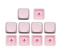 Fahoujs 10 pezzi PBTs non incisi spazi vuoti Keycap MOA altezza altezza 1U tintura chiave a sublimazione per switch MX MOA