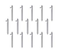 Fahoujs 15 cinturini per orologi, per tubi, per attrezzi di riparazione, accessori di ricambio, per orologi, per tubi e perni, 16 mm.