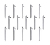 Fahoujs 15 cinturini per orologi, per tubi, per attrezzi di riparazione, accessori di ricambio, per orologi, per tubi e perni, 18 mm.