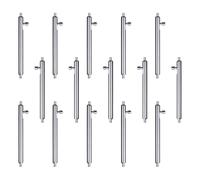 Fahoujs 15 cinturini per orologi, per tubi, per attrezzi di riparazione, accessori di ricambio, per orologi, per tubi e perni, 24 mm