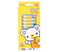 Fahoujs 18.12.24/36 Colori Lavabile Matita Colorata Per Bambini Facile Da Impugnare Esagonale Colorato Matita Per Bambini Bambino 3+ Scaraboni Libro Toddler Safe