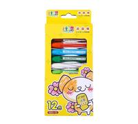 Fahoujs 18.12.24/36 Colori Lavabile Matita Colorata Per Bambini Facile Da Impugnare Esagonale Colorato Matita Per Bambini Bambino 3+ Scaraboni Libro Toddler Safe