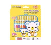 Fahoujs 18.12.24/36 Colori Lavabile Matita Colorata Per Bambini Facile Da Impugnare Esagonale Colorato Matita Per Bambini Bambino 3+ Scaraboni Libro Toddler Safe