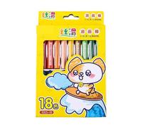 Fahoujs 18.12.24/36 Colori Lavabile Matita Colorata Per Bambini Facile Da Impugnare Esagonale Colorato Matita Per Bambini Bambino 3+ Scaraboni Libro Toddler Safe