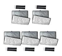 Fahoujs 5 coperture isolate per alimenti per scatole TakeAways, portatili e robuste, per un efficace trattamento del calore e un uso quotidiano per il tempo libero isolato