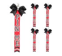Fahoujs 5pcs scintillanti Cheer Portachiavi Zaino Fascino Portachiavi Amicizia Ornamento Adatto per Giochi E Concorsi Teen Giustizia Squad Regali