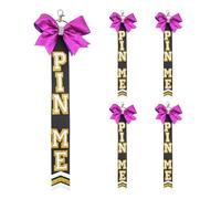 Fahoujs 5pcs scintillanti Cheer Portachiavi Zaino Fascino Portachiavi Amicizia Ornamento Adatto per Giochi E Concorsi Teen Giustizia Squad Regali