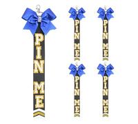 Fahoujs 5pcs scintillanti Cheer Portachiavi Zaino Fascino Portachiavi Amicizia Ornamento Adatto per Giochi E Concorsi Teen Giustizia Squad Regali
