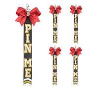 Fahoujs 5pcs scintillanti Cheer Portachiavi Zaino Fascino Portachiavi Amicizia Ornamento Adatto per Giochi E Concorsi Teen Giustizia Squad Regali