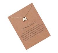 Fahoujs Aniaml Collana con ciondolo a forma di pendolo, contiene un biglietto squisito, un regalo premuroso per la moda Forward Modern Women Animal, Taglia unica, come descritto, come descritto