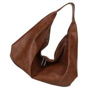 Fahoujs Borsa da donna di grande capacità borsa a tracolla semplice ascella PU pelle borsa tutto matching ABARM borsa shopping borsa donna borsa semplice gnocchi borsa alla moda borsa ascellare grande