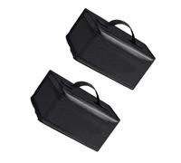 Fahoujs Borsa Ignifuga per Batteria a Doppio Strato con Manico Rinforzato E Design Impermeabile per Fotocamere Borsa Ignifuga Portatile da Viaggio con Doppia Cerniera Sicurezza