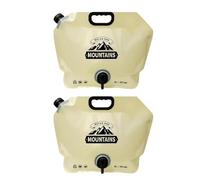 Fahoujs Borsa per L'acqua Piegata capacità da 8 Litri con Beccuccio per Rubinetto Portatile per Campeggio All'aperto Escursionismo Borsa per Acqua da Viaggio Riutilizzabile