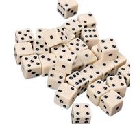 Fahoujs Bulk 50 Cubi Neutri da 1 2 Cm con Bordo Fragile per Concorsi Apprendimento Probabilità E Strategia. Fustella per Giochi Gruppo