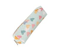 Fahoujs Cartone animato in pelle, custodia resistente all'acqua, grande portapenne, per ufficio scolastico, viaggi, essenziale per la scuola dei bambini, organizzatore, blu