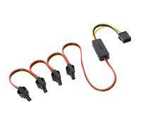 Fahoujs Cavo per disco rigido da 8 pin a 4 pin, 12 V a 5 V, passo verso il basso, adattatore per convertitore per unità GPU cavo di alimentazione