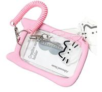 Fahoujs Clear Bus Card Sleeves - Custodia per carte di credito, per gatti, per carte di credito, per gatti, a