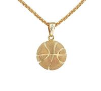 Fahoujs Collana da calcio semplice ciondolo unico alla moda di tutti i giorni gioielli appassionati di sport lega texture pendente collana, E, come descritto, come descritto