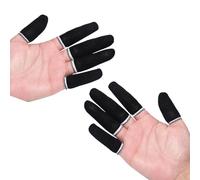 Fahoujs Confezione da 10 Guanti Elastici con Dita in Cotone Resistenti Sudore Maniche per Lavori Precisione Utensili Manuali E Progetti. Polsini Elastici Traspiranti a Prova Sudore con Dita in