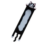 Fahoujs Creative Hanging Cats Themed Page Holders PVC Craft Smooth Bookmarks Set for Teachers Students Book Lover Reading Gift Cats Reading Bookmarks