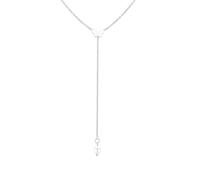 Fahoujs Cuore Farfalla Collana Del Pendente Sofisticato Perle Nappe Fascino Di Un Cuore Della Farfalla Del Pendente Ogni Giornaliero, Silver, come descritto, come descritto