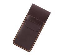 Fahoujs Custodia in pelle resistente all'acqua, per uomini e donne, per scrivere, marrone