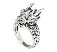 Fahoujs Delicate Anelli in acciaio inox per uomini con design di animali nordici, ideali per abiti da festa e regali unici, come descritto