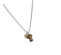 Fahoujs Design unico a forma di fungo, realizzato in lega robusta, portatile, per gli amanti della natura e gli appassionati di stile, utilizzare ogni giorno gioielli unici a fungo, Taglia unica, come