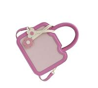 Fahoujs Elegante borsa a tracolla a forma di fiore PU tracolla regolabile multiuso uso quotidiano gamba accessori donna tracolla regolabile borsa, b