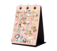 Fahoujs Elegante Spille in Feltro Espositore Con 360 Gradi Rotazione Disegni Accessori Portatile Per Collezionisti E Fornitori