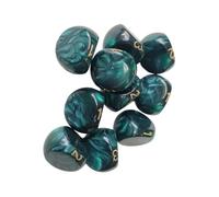 Fahoujs Elementi Essenziali da Viaggio Leggeri 3 Lati Multiuso per L'insegnamento della Probabilità E Giochi da Tavolo. Dadi per L'insegnamento della Matematica