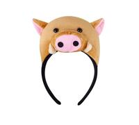 Fahoujs Fascia per capelli ampia in peluche a tema per abbigliamento casual, idolo concerto, ballo, carnival, bellissime puntelli per trucco, copricapo per il compleanno dei bambini