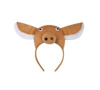 Fahoujs Fascia per capelli ampia in peluche a tema per abbigliamento casual, idolo concerto, ballo, carnival, bellissime puntelli per trucco, copricapo per il compleanno dei bambini