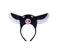 Fahoujs Fascia per capelli ampia in peluche a tema per abbigliamento casual, idolo concerto, ballo, carnival, bellissime puntelli per trucco, copricapo per il compleanno dei bambini