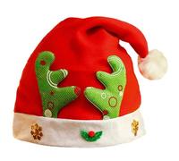 Fahoujs Funny Christmas - Cappellino natalizio con pizzo di renna, evento formale, festival, per feste di vacanza, renna