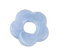 Fahoujs Hollow Five Petali Floreale Charm Gioielli Singoli Fori Fiori Fascino Ciondolo Resina Accessori Gioielli Fare Accessori Durevole, Taglia unica, come descritto