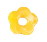 Fahoujs Hollow Five Petali Floreale Charm Gioielli Singoli Fori Fiori Fascino Ciondolo Resina Accessori Gioielli Fare Accessori Durevole, Taglia unica, come descritto