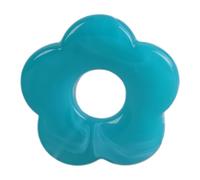 Fahoujs Hollow Five Petali Floreale Charm Gioielli Singoli Fori Fiori Fascino Ciondolo Resina Accessori Gioielli Fare Accessori Durevole, Taglia unica, come descritto