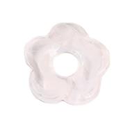 Fahoujs Hollow Five Petali Floreale Charm Gioielli Singoli Fori Fiori Fascino Ciondolo Resina Accessori Gioielli Fare Accessori Durevole, Taglia unica, come descritto