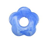 Fahoujs Hollow Five Petali Floreale Charm Gioielli Singoli Fori Fiori Fascino Ciondolo Resina Accessori Gioielli Fare Accessori Durevole, Taglia unica, come descritto