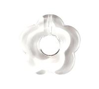 Fahoujs Hollow Five Petali Floreale Charm Gioielli Singoli Fori Fiori Fascino Ciondolo Resina Accessori Gioielli Fare Accessori Durevole, Taglia unica, come descritto