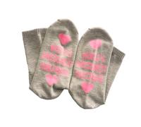 Fahoujs Lettera d'amore Medio Vitello Calze Stampa Cuore Novità Divertente Calzino Per Gli Amici Fidanzata Coppie San Valentino Presentare Novità Calze Da Lettera Divertente, Ragazza grigio, Taglia