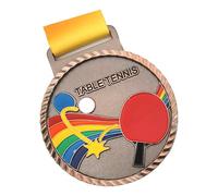 Fahoujs Medaglie di Premio Con Nastro Bambini Adolescenti Vincitori Medaglie Ricompensa Per Festa Concorso Premio Festa Festa