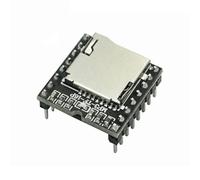 Fahoujs Miniatura MP3 Player Board con supporto per diversi formati musicali e opzione di memoria flessibile Easy Integration Toy Sound